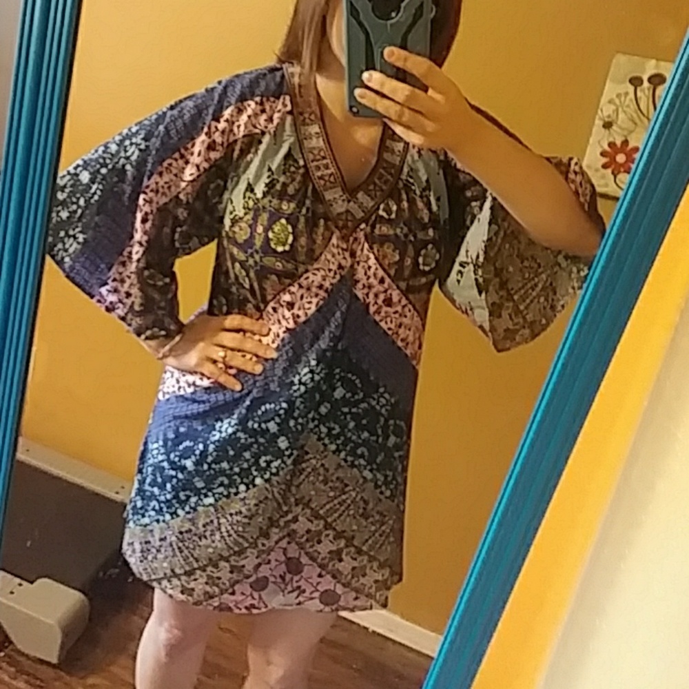 Flying tomato size S Boho hippie mini dress